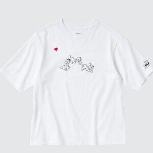 3/$20 Uniqlo Disney Women’s Furry Friends 101 Dalmatians White T-shirt Size XS